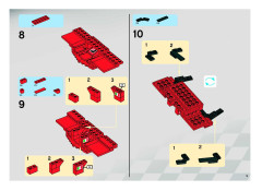 LEGO 8157 instructions page 9 – build guide