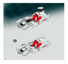 LEGO 8158 instructions page 12 – build guide