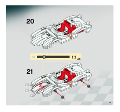 LEGO 8158 instructions page 13 – build guide