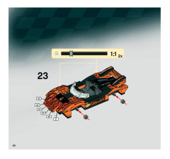 LEGO 8158 instructions page 28 – build guide