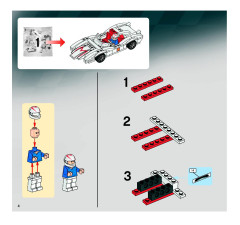 LEGO 8158 instructions page 4 – build guide