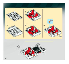 LEGO 8158 instructions page 6 – build guide