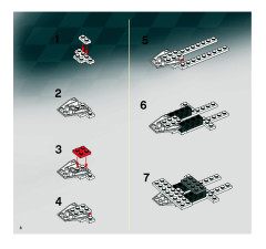 LEGO 8158 instructions page 8 – build guide