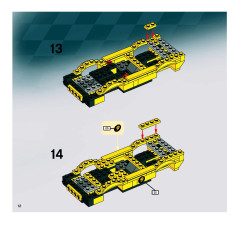LEGO 8159 instructions page 12 – build guide