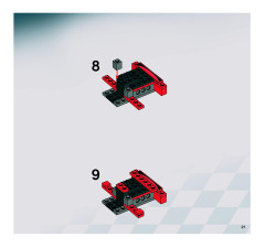LEGO 8159 instructions page 21 – build guide