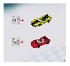 LEGO 8159 instructions page 3 – build guide