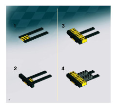 LEGO 8159 instructions page 8 – build guide