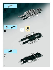 LEGO 8161 instructions page 8 – build guide