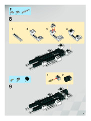 LEGO 8161 instructions page 9 – build guide