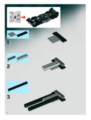 LEGO 8161 instructions page 2 – build guide
