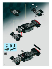 LEGO 8161 instructions page 8 – build guide