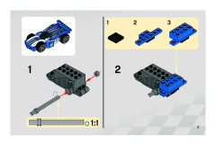 LEGO 8163 instructions page 3 – build guide