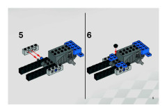 LEGO 8163 instructions page 5 – build guide