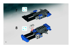 LEGO 8163 instructions page 6 – build guide