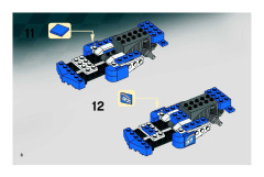LEGO 8163 instructions page 8 – build guide