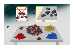 LEGO 8165 instructions page 2 – build guide