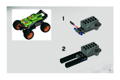 LEGO 8165 instructions page 3 – build guide