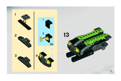 LEGO 8165 instructions page 9 – build guide