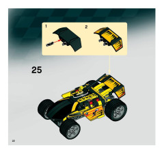 LEGO 8166 instructions page 22 – build guide