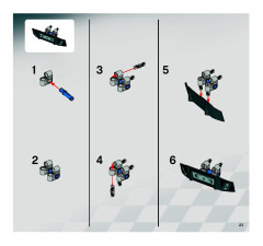 LEGO 8166 instructions page 23 – build guide
