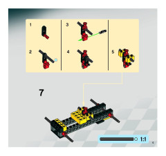 LEGO 8166 instructions page 5 – build guide