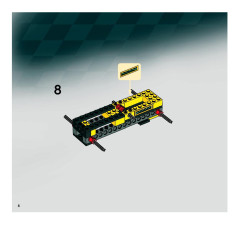 LEGO 8166 instructions page 6 – build guide
