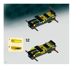 LEGO 8166 instructions page 8 – build guide