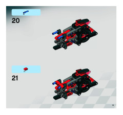 LEGO 8167 instructions page 13 – build guide