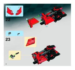 LEGO 8167 instructions page 14 – build guide