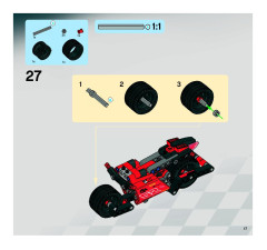LEGO 8167 instructions page 17 – build guide