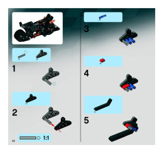 LEGO 8167 instructions page 20 – build guide