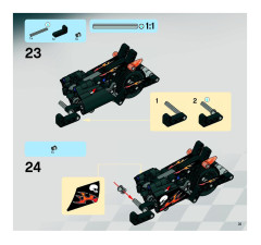 LEGO 8167 instructions page 31 – build guide