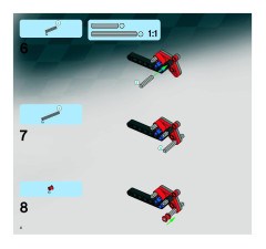 LEGO 8167 instructions page 4 – build guide