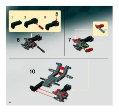 LEGO 8167 instructions page 52 – build guide