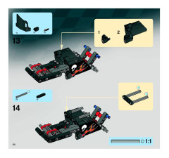LEGO 8167 instructions page 54 – build guide