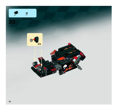 LEGO 8167 instructions page 60 – build guide