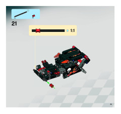 LEGO 8167 instructions page 61 – build guide