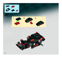 LEGO 8167 instructions page 62 – build guide