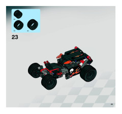 LEGO 8167 instructions page 63 – build guide