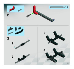 LEGO 8167 instructions page 65 – build guide