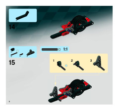 LEGO 8167 instructions page 8 – build guide