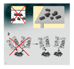 LEGO 8168 instructions page 2 – build guide