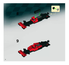 LEGO 8168 instructions page 8 – build guide