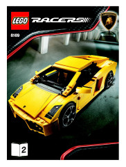 LEGO 8169 instructions page 1 – build guide