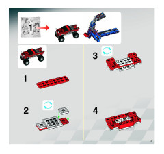 LEGO 8182 instructions page 3 – build guide