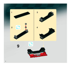 LEGO 8182 instructions page 6 – build guide