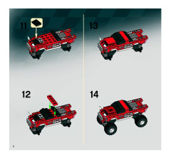 LEGO 8182 instructions page 8 – build guide