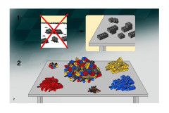 LEGO 8183 instructions page 2 – build guide