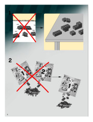 LEGO 8184 instructions page 2 – build guide