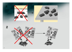 LEGO 8186 instructions page 2 – build guide